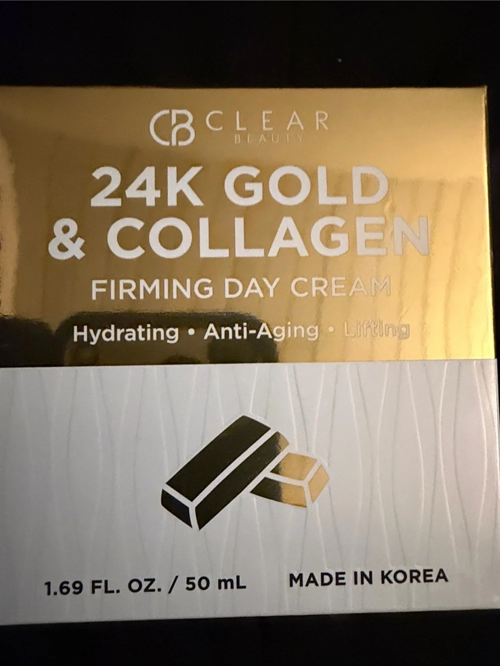 24K Gold & Collagen Firming Day Cream - Gold